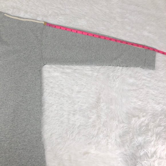 Heather Grey Sweatshirt Long Sleeve 100% Cotton M - Picture 8 of 10